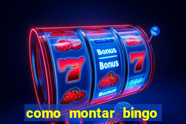 como montar bingo brinquedos toia